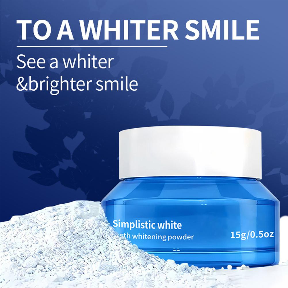 Teeth Whitening Levels - ผงฟอกฟันขาวสูตรเรียบง่าย ขจัดคราบฟัน ลดคราบพลัค ฟันขาวกระจ่างใส ผลิตภัณฑ์ดูแลช่องปากประจำวัน