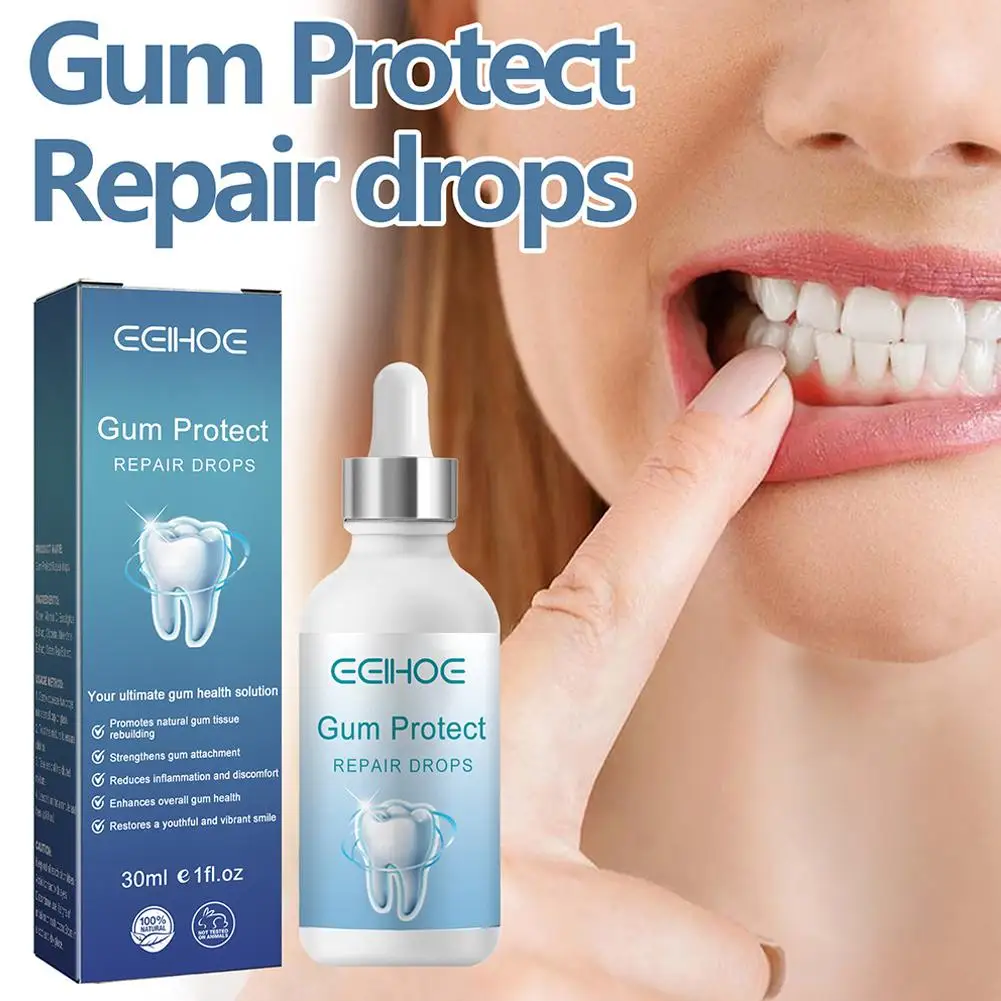 Teeth Whitening Quick - 30ML ได้อย่างรวดเร็ว Gum Repair Serum หยดบรรเทาปริทันต์ป้องกัน