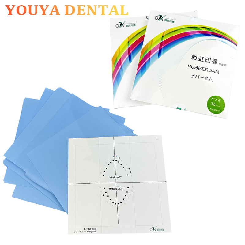 Teeth Whitening Gel For Trays - แผ่นยางกันน้ำลายทางทันตกรรม ยางธรรมชาติ ลาเท็กซ์ สำหรับทำฟันขาว ความหนาปานกลาง วัสดุทางทันตกรรม