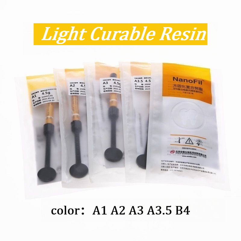Teeth Whitening Uv - วัสดุเรซินทางทันตกรรมสำหรับการฟอกสีฟัน การฟื้นฟูฟัน เรซินสำหรับการบ่มด้วยแสงยูวี วัสดุทางทันตกรรมสำหรับห้องปฏิบัติการทันตกรรม สี A1