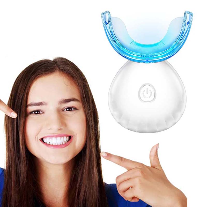 Teeth Whitening Home Kit - ชุดอุปกรณ์ฟอกฟันขาวแบบมืออาชีพ ปรับแต่งได้ ใช้ไฟ LED สำหรับฟอกฟันขาวที่บ้าน