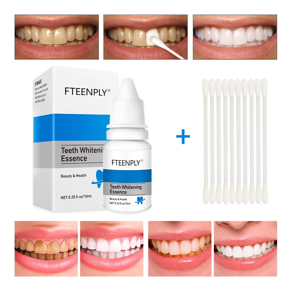 Teeth Whitening Levels - FTEENPLY ฟันไวท์เทนนิ่ง Oral สุขอนามัยทำความสะอาดเซรั่มลบคราบจุลินทรีย์ฟอกสีฟันเครื่องมือทันตกรรม Care