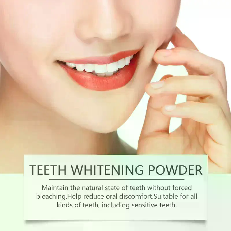 Teeth Whitening Powder - 15 กรัม ผงฟอกสีฟัน ขจัดกลิ่นไม่พึงประสงค์ ดูแลสุขภาพช่องปาก ลดอาการไม่สบายในช่องปาก