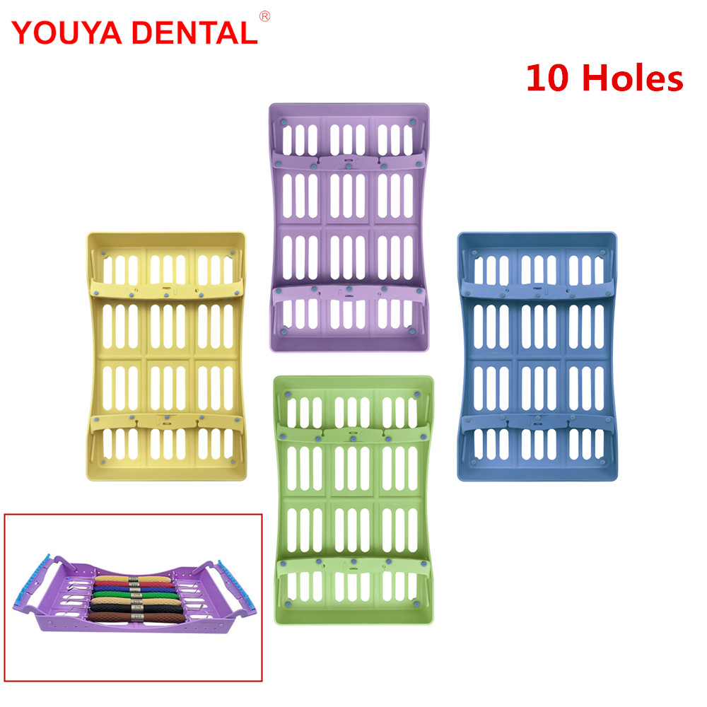 Teeth Whitening Gel For Trays - 10 หลุมพลาสติกทันตกรรมกล่องฆ่าเชื้อสําหรับเครื่องมือบรรจุ Spatulas ทันตกรรมฆ่าเชื้อถาดผู้ถือ Non-autoclavable