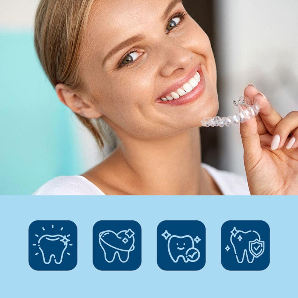 เจลฟอกฟันขาวกลิ่นมิ้นท์ พร้อมห - Teeth Whitening Home Kit บทวิจารณ์และราคา