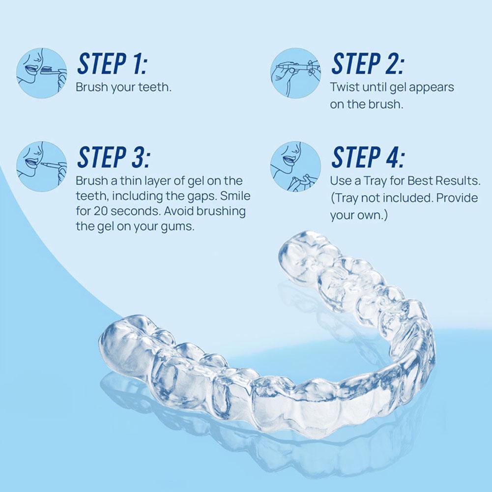 เจลฟอกฟันขาวกลิ่นมิ้นท์ พร้อมห - Teeth Whitening Home Kit บทวิจารณ์และราคา