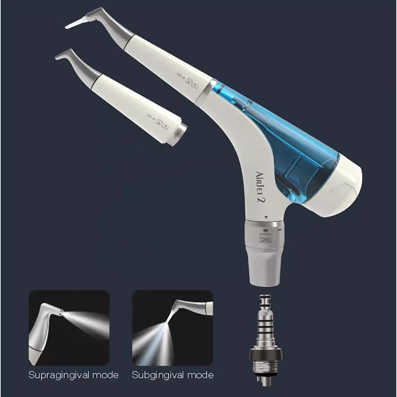 เครื่องขัดฟันด้วยลม เครื่องพ่น - Teeth Whitening Quick บทวิจารณ์และราคา