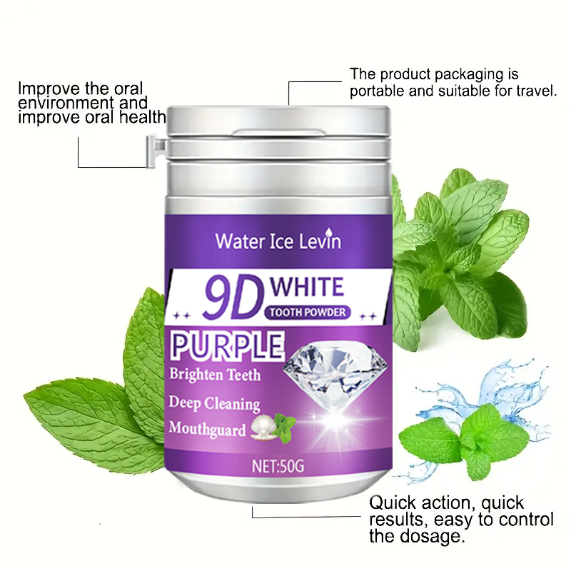 ผงฟอกฟันขาว 9D ช่วยให้ฟันขาวขึ - Teeth Whitening Quick บทวิจารณ์และราคา
