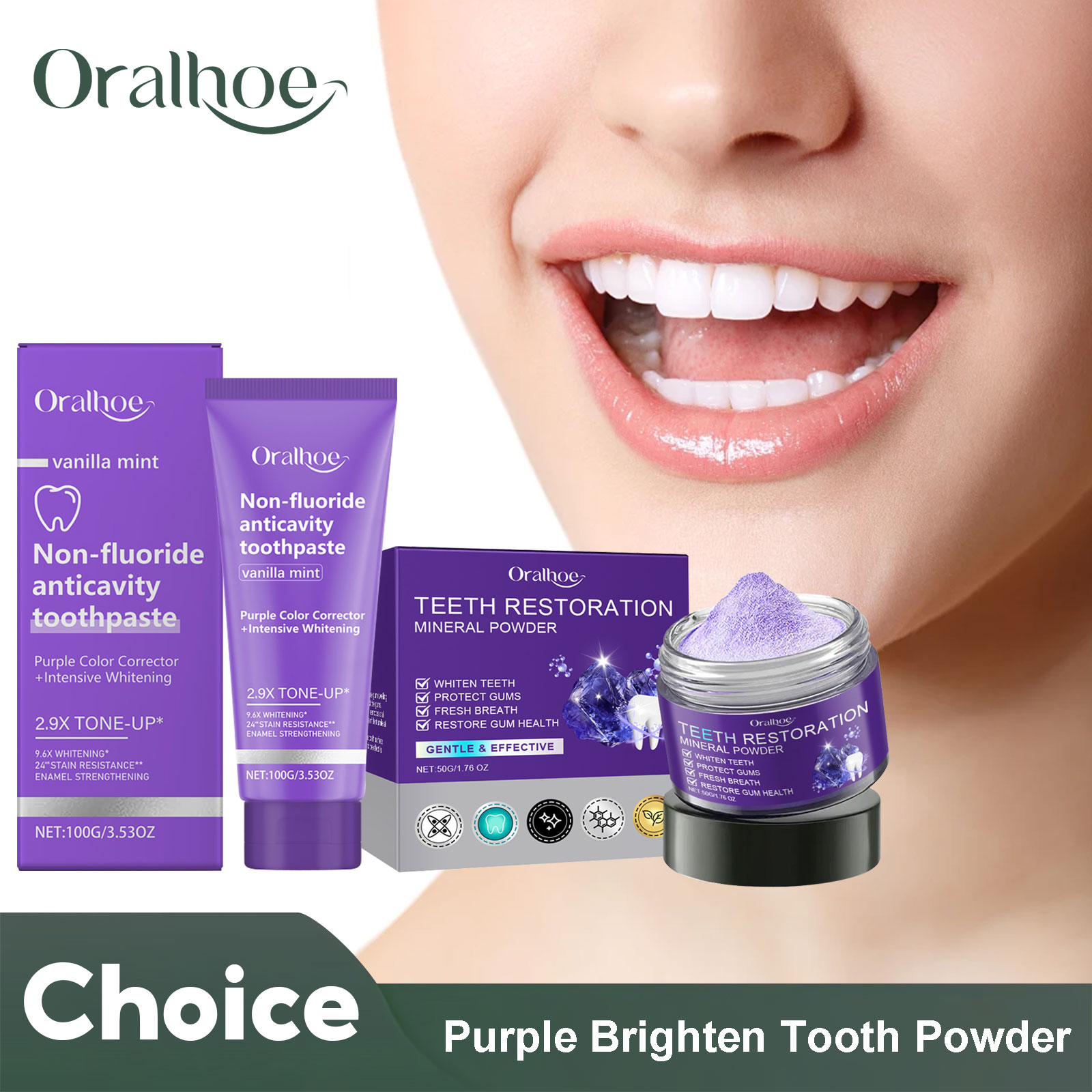 Teeth Restoration Mineral Powd - Teeth Whitening Levels บทวิจารณ์และราคา